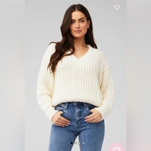 KATJA SWEATER in crème color